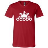 Adobo Half Sun Unisex Jersey V-Neck T-Shirt